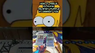 How it feels playing against purple in Digimon card game #digimon #memes