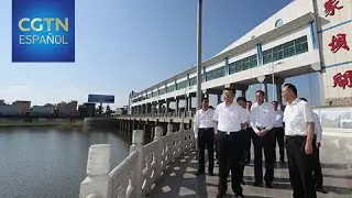Presidente Xi Jinping visita proyectos de control de inundaciones en Anhui