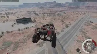 First trick | Off a CLIFF in Utah | Beam.ng