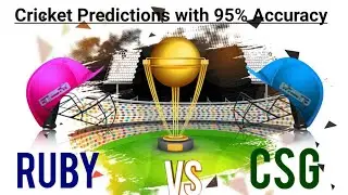Ruby Trichy Warriors vs Chepauk Super Gillies, 25th Match @CricketPredictions