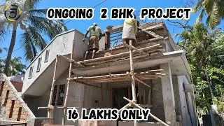 Ongoing 2 BHK budget house in Nagercoil /Builders in Tamilnadu #lowbudgethouse #builders #elevation