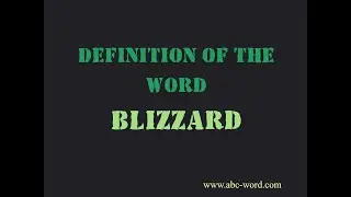 Definition of the word 