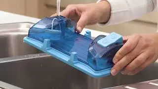 Rowenta Aqua zuigmond in gebruik