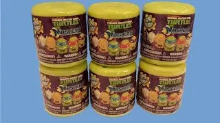 TMNT Mashems Opening with Michelango, Leonardo, Raphael, Shredder & Foot Soldier