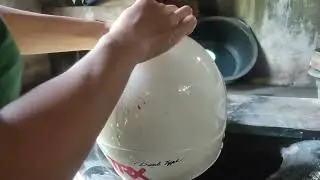 Proses restorasi helm jadul bawaan honda🖌️⚙️
