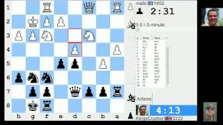 LIVE Blitz #2211 (Speed) Chess Game: Black in English opening