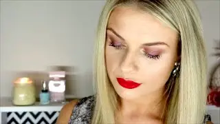 Models Prefer Day to night Palette Makeup tutorial. Plum Eyes and Red lips!