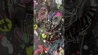 Artist talk on process. Painting, drawing in work contemporary art fine art New York City