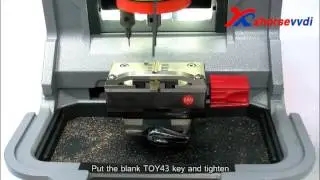 How to use Condor XC-MINI to Cut Toyota Toy43 Key?