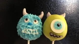How to make Monsters Inc Cake Pops