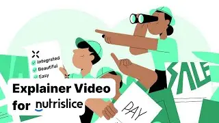 Best Explainer Example for SaaS | Nutrislice: Quest for Signage Simplicity | Vidico