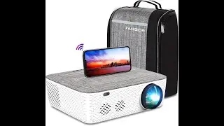 FANGOR 701 WiFi Projector, Native 1080P Projector,  Outdoor Video Projector, 300