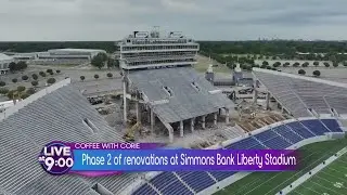 Liberty Bowl Renovations, Chicken Wing Controversy, and Tennis Ball Debate on Coffee with Corie