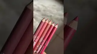 Mars Lip Liner swatches #mars #marsmakeup #marslipliner #nykaa #amazon #myntra #makeuphaul