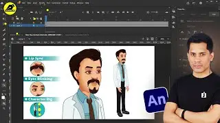 2D Character For Animation Free Download | Jeeva Edu | No Copyright Cartoon | @LearnAnimationHindi