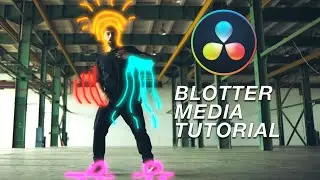 NEON Scribble Animation in Davinci Resolve 16