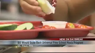 Bill would scale back universal free school meals program in Minnesota