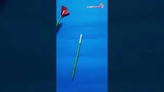 How to make Calla Lily paper flower/easy origami/Paper Lily/ #easy / #paper / #diy