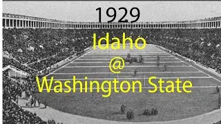 1929 Idaho @ Washington State; Silent Film; College Football