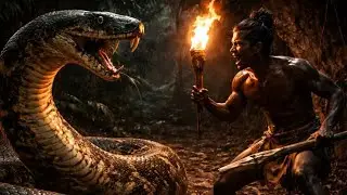 He Faced the Giant Snake Alone &mdash; Fire Was His Only Chance