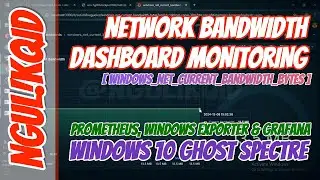 Network BANDWIDTH Dashboard Monitoring - GRAFANA & PROMETHEUS #ngulikqid #grafana #prometheus