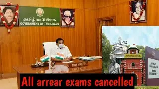 All college arrear exams cancelled
