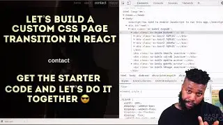 Amazing Custom CSS Page Transition using React!!!