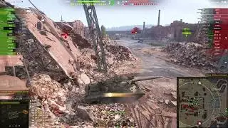 Wot 2.0 World of tanks KP-1 статист показал класс на карте Промзона