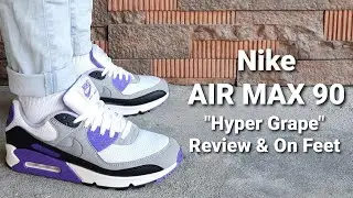 NIKE AIR MAX 90 HYPER GRAPE 2020 from NIKE PH - REVIEW and ON FEET | Sneakers Yo