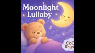 Moonlight Lullaby 🌌 | Sleepytime Nursery Rhyme for Kids | CoCo Rhymes