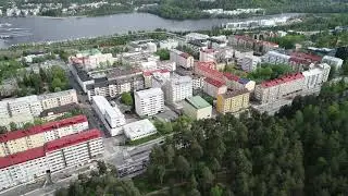 Travelling Around Central Finland: Harju, Jyv&auml;skyl&auml;. Drone Footage