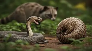 Pangolin vs Civet vs King Cobra: Ultra-Rare 3-Way Jungle Standoff Caught on Camera!