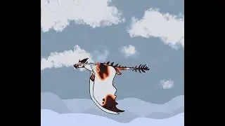 Dragon flight animation
