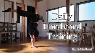 【RickMethod】Floor handstand training🤸🏻&zwj;♀️KAHO ver