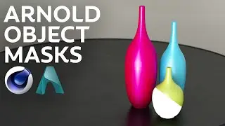 Arnold - How to use Object Masks in Cinema 4D