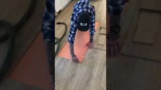 Cutting out floating floor for Island #shorts