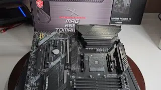 Распаковка и обзор MSI MAG B550 AI TomaHawk Max WiFi