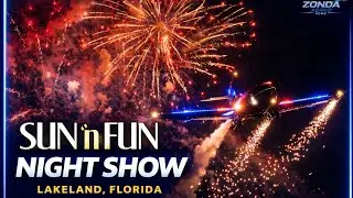 Night airshow from Sun&acute;And Fun 2025