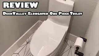 DeerValley Elongated One Piece Toilet REVIEW-Robert