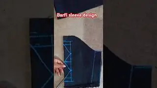 Barfi sleeve design #shorts #youtubeshorts #trending#sleeves
