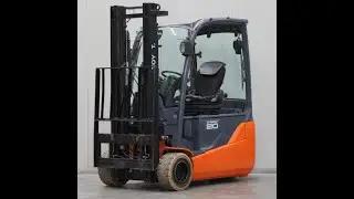Toyota 8FBE20T (2016) electric forklift truck, 7507 hours, duplex mast, 92% battery capacity