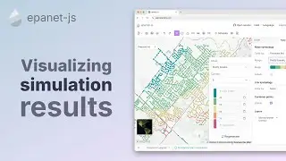 Visualizing EPANET hydraulic results in epanet-js &ndash; Map styling, legends & color ramps