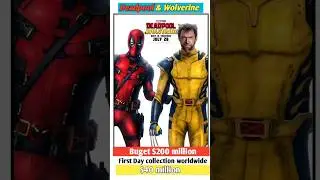 Deadpool & Wolverine worldwide collection 🎭🔥|||   #hollwood #movie #tranding #deadpool #collection