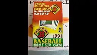 Ищу карточки новичков HOF в коробке Bowman Wax Box 1991 года + ALCS и Sunday Night Football React...