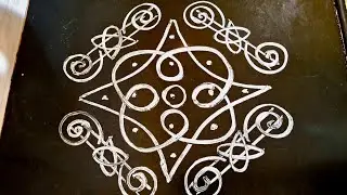 Small apartment rangoli🌺🌹1min rangoli #quickrangoli