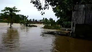 Flood at BOKAJAN in DHANSARI 20th July 2017