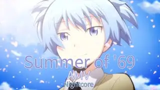 Assassination Classroom - AMV - Summer of '69 - Nightcore