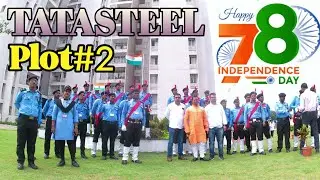 78th Independence Day Celebration at Tatasteel housing complex plot two