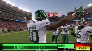 Vintage Rodgers! Jets QB makes most of 'free play,' delivers 36-yard TD dime