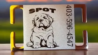 Creating your own custom pet tag walk through.